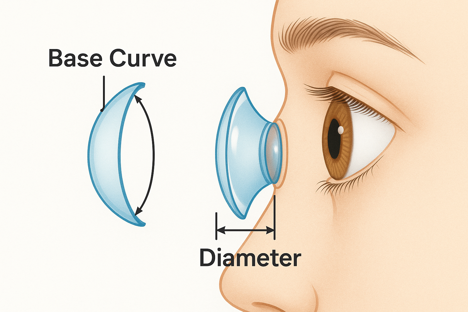 Base Curve and Diameter in Contact Lenses: What They Mean and Why They Matter