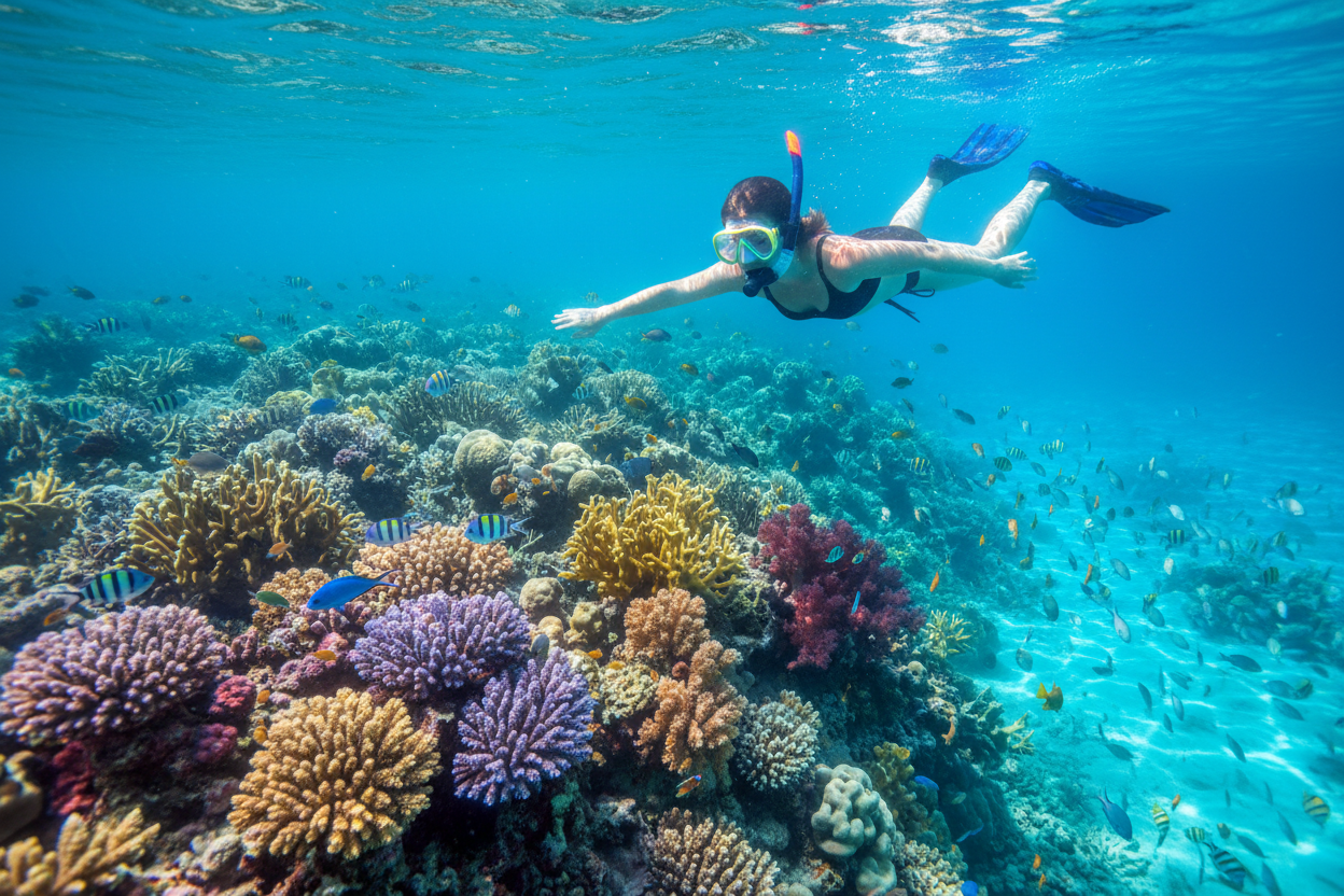 Snorkelling with Contact Lenses: A UK Holiday Guide for Coloured Lens Wearers