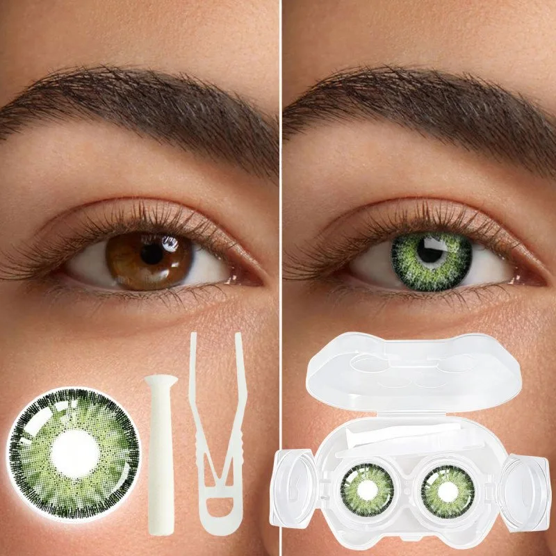 Satu set sarung kanta sentuh dengan pinset (termasuk alat penyingkiran kanta), a