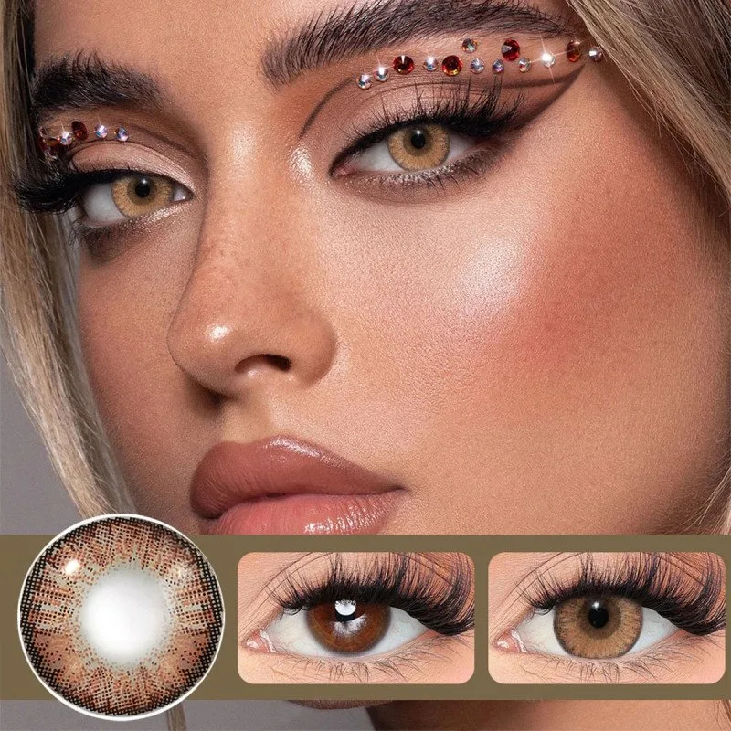 kanta sentuh kosmetik Little Devil Eye Contact - Melembapkan dan memakai harian,