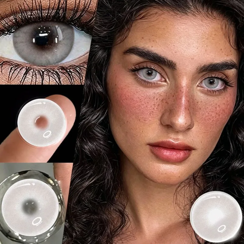 Kit kanta sentuh Meitong Halloween 3D Devil's Eye, kotak gel krim dengan cermin,