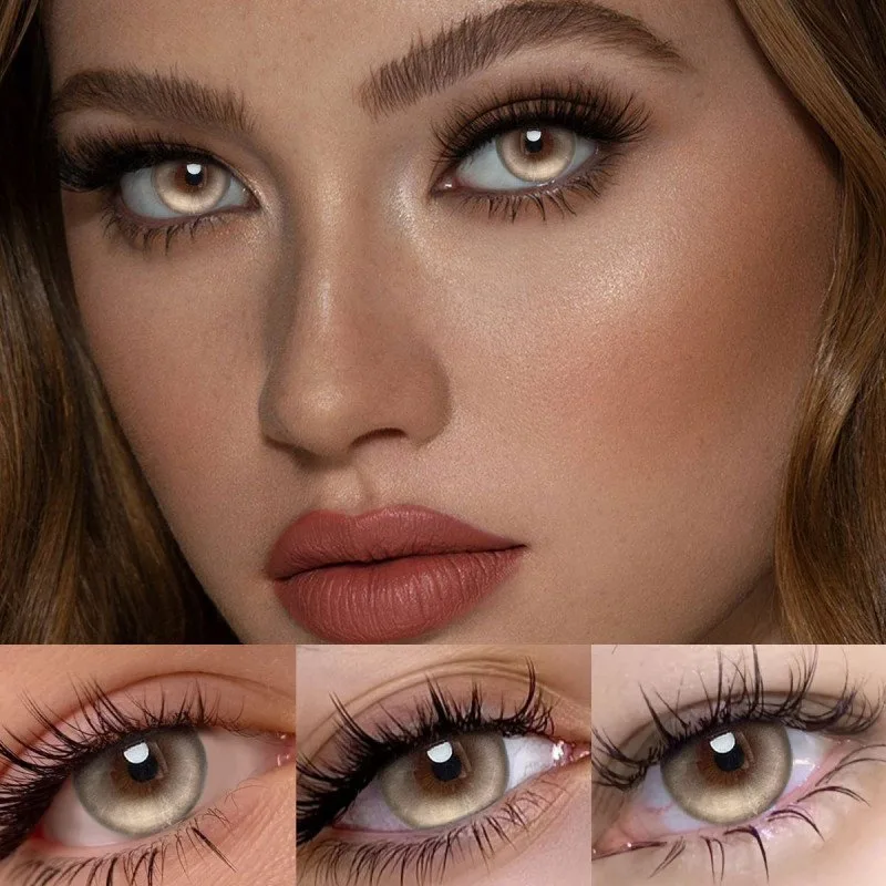 Rewind Taupe kanta sentuh kosmetik Little Devil Eye Contact - Melembapkan dan pe